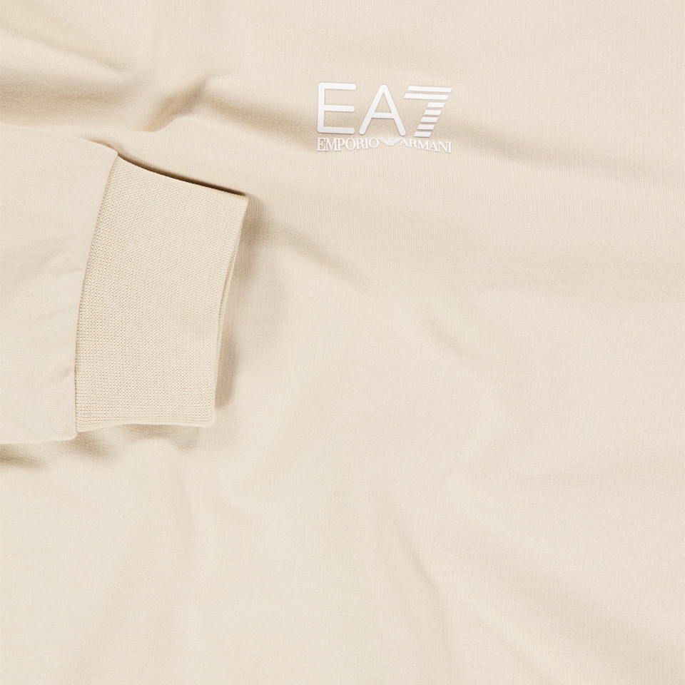 EA7 Kids Boys Sweater In Beige