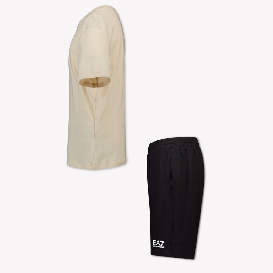 EA7 Kids Boys Set In Beige