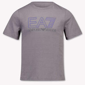 EA7 Kids Boys T-Shirt In Gray