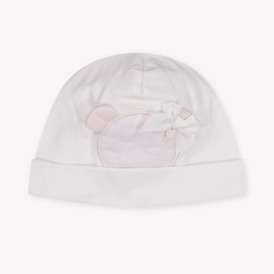 First Baby Girls Hat In White