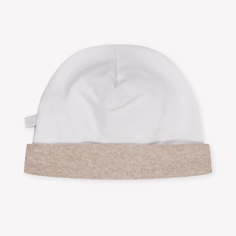 First Baby Boys Hat In Beige