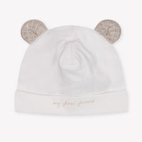 First Baby Boys Hat In Beige