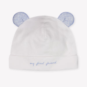 First Baby Boys Hat In Light Blue
