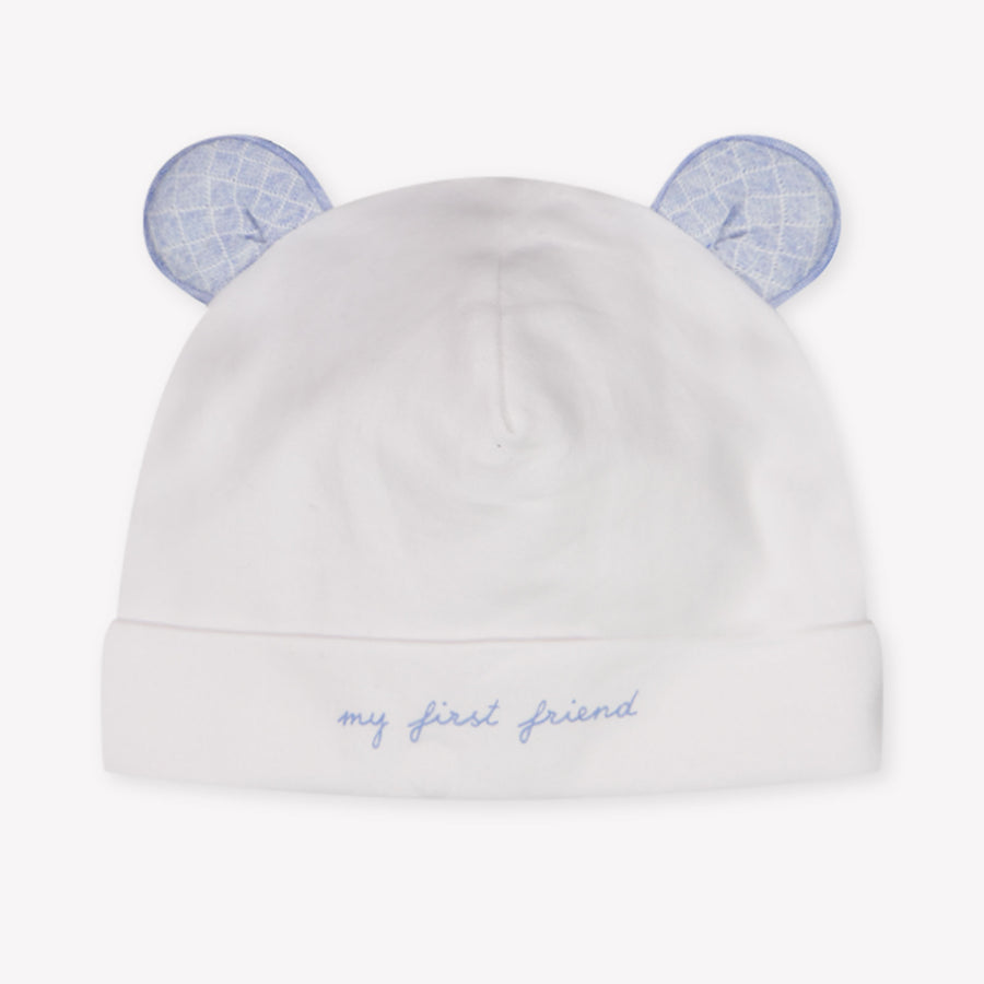 First Baby Boys Hat In Light Blue