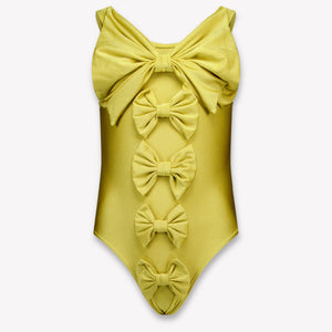 Luvbug Kids Girls Swimwear In Gold