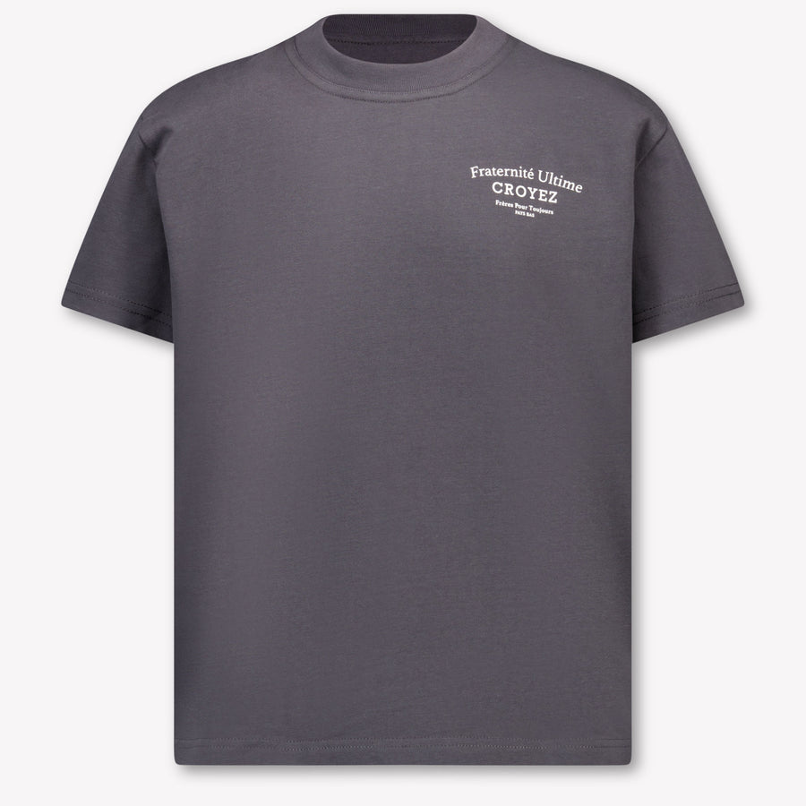 Croyez Kids Boys T-Shirt In Anthracite