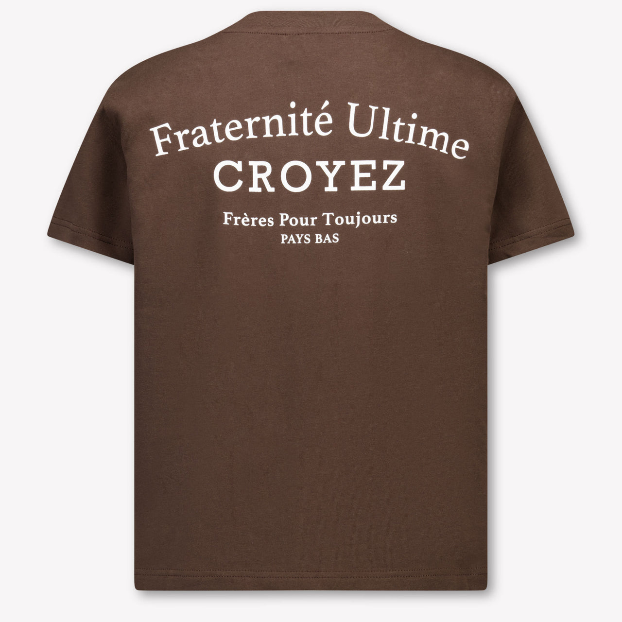 Croyez Kids Boys T-Shirt In Dark Brown
