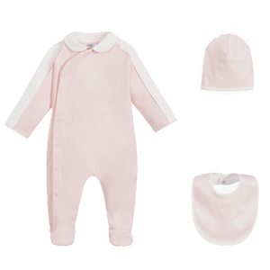 Fendi Meisjes Boxpakje Licht Roze 3 mnd