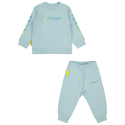 Off-White Bebek Erkekler Jogging Suit Mavi