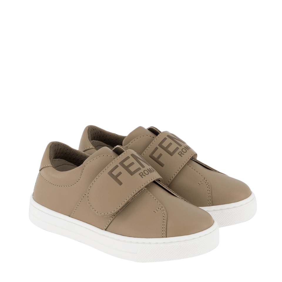 Fendi Kinder Unisex Sneakers Beige