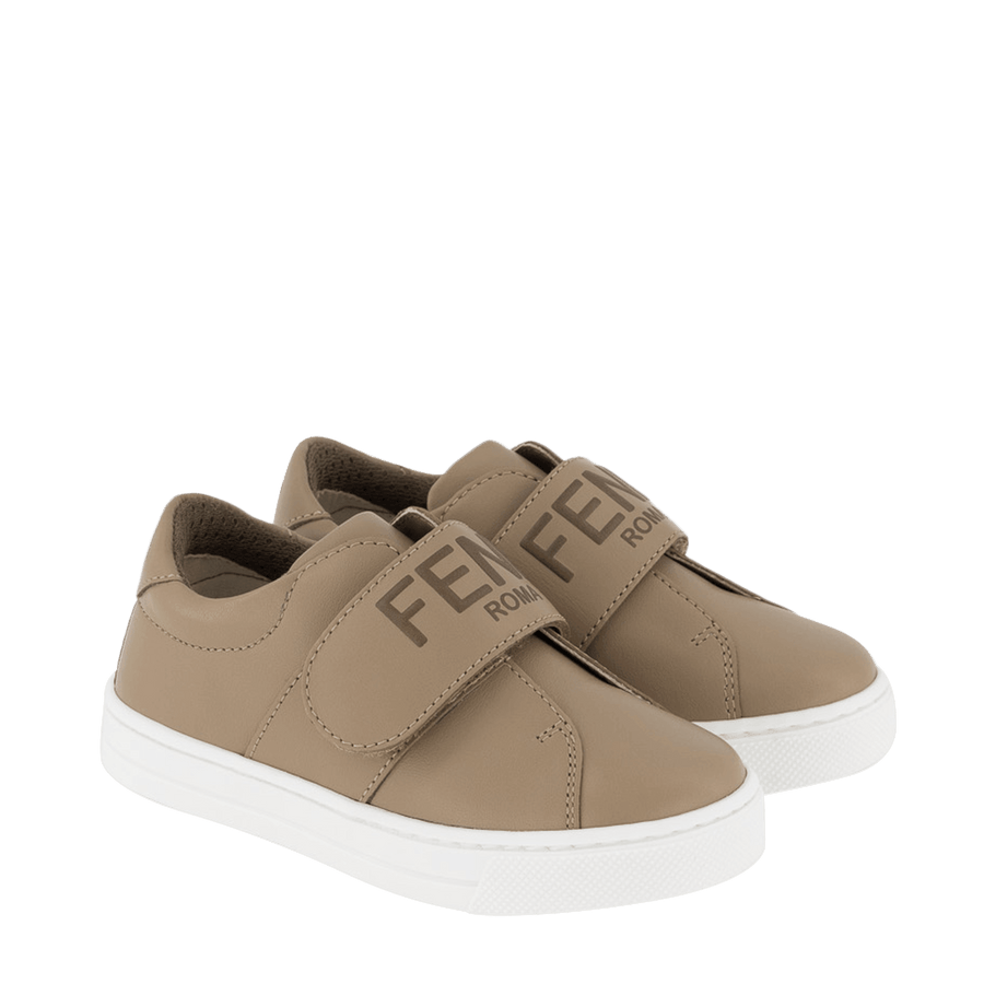 Fendi Kinder Unisex Sneakers Beige