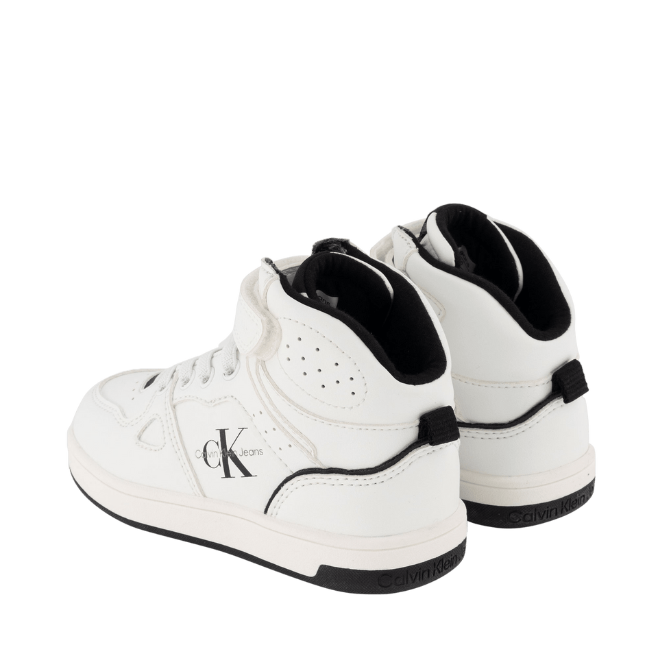 Calvin Klein Kids Boys Sneakers White