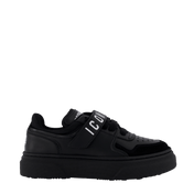 Dsquared2 çocuk erkek spor ayakkabıları siyah