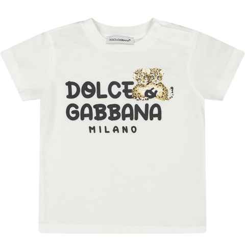Dolce & Gabbana Baby Unisex T-Shirt Wit