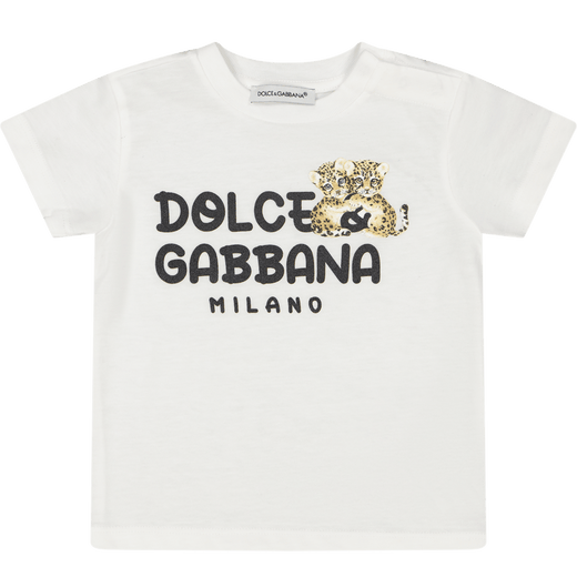 Dolce & Gabbana Baby Unisex T-Shirt Wit