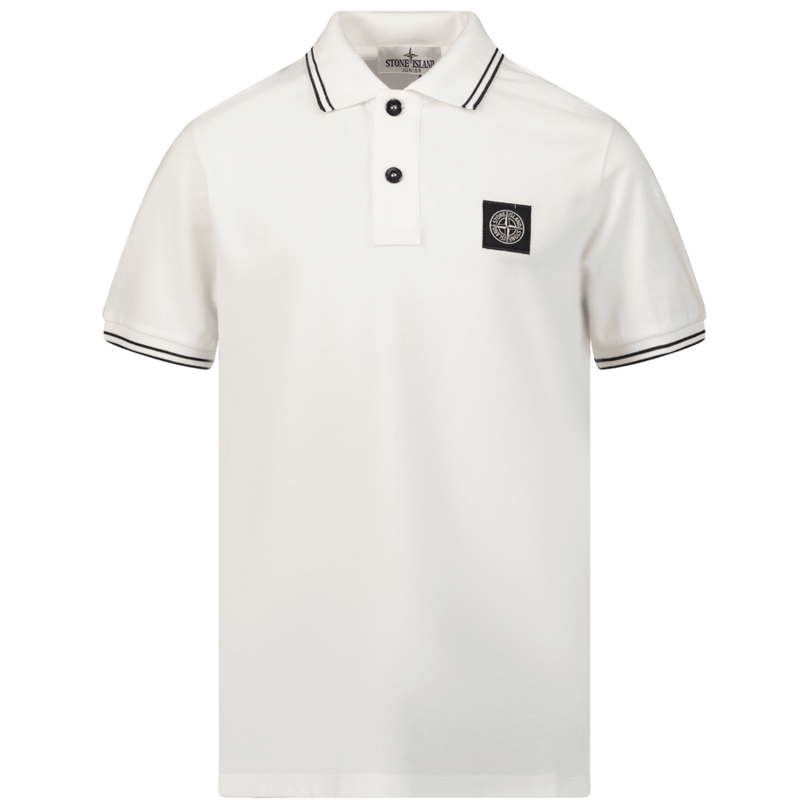 Stone Island Kinder Jongens Polo Off White