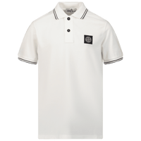 Stone Island Kinder Jongens Polo Off White 2Y