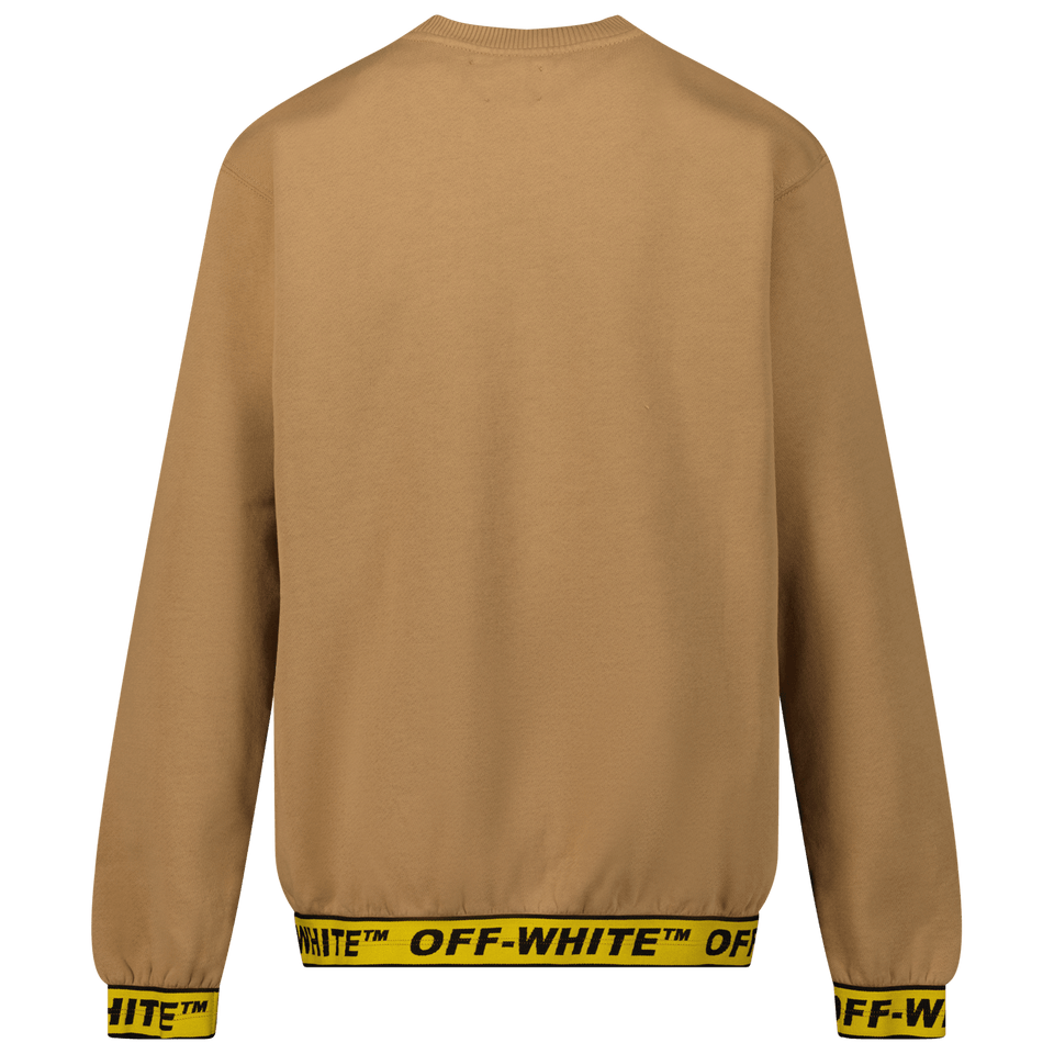 Off-White Kids Boys Sweater Beige
