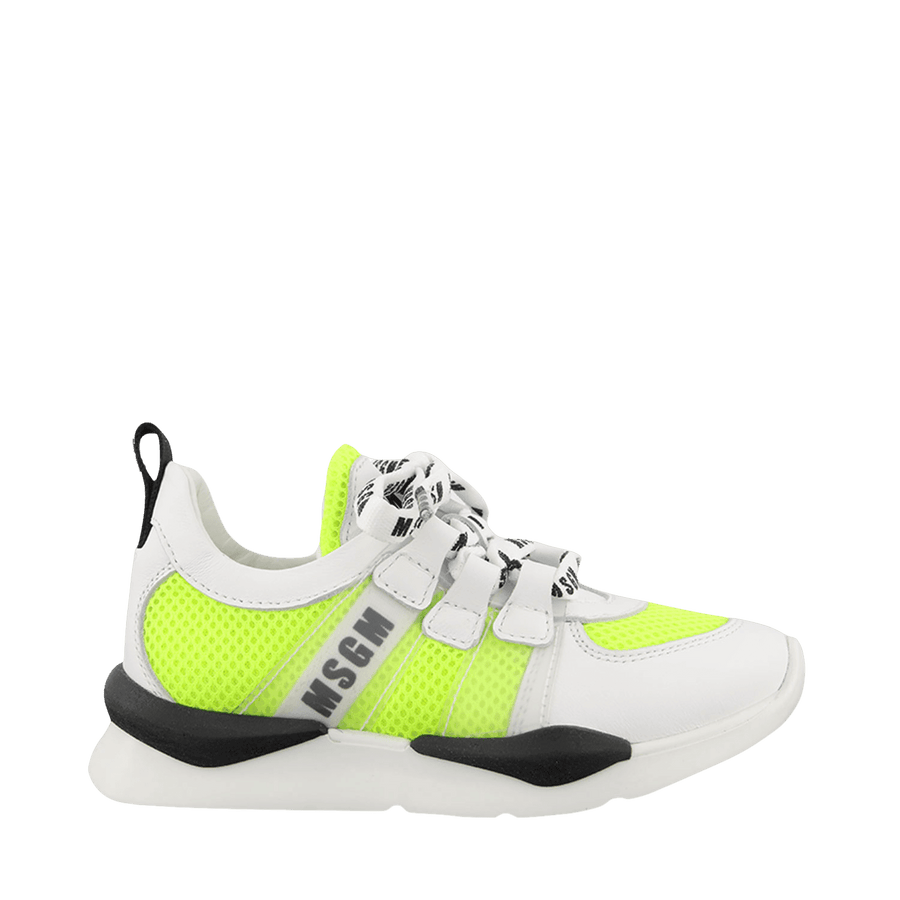 MSGM Girls Sneakers Fluor Yellow