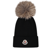 Moncler Kinders Unisex Hat Siyah