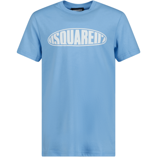 Dsquared2 Kids Boys T-Shirt Light Blue