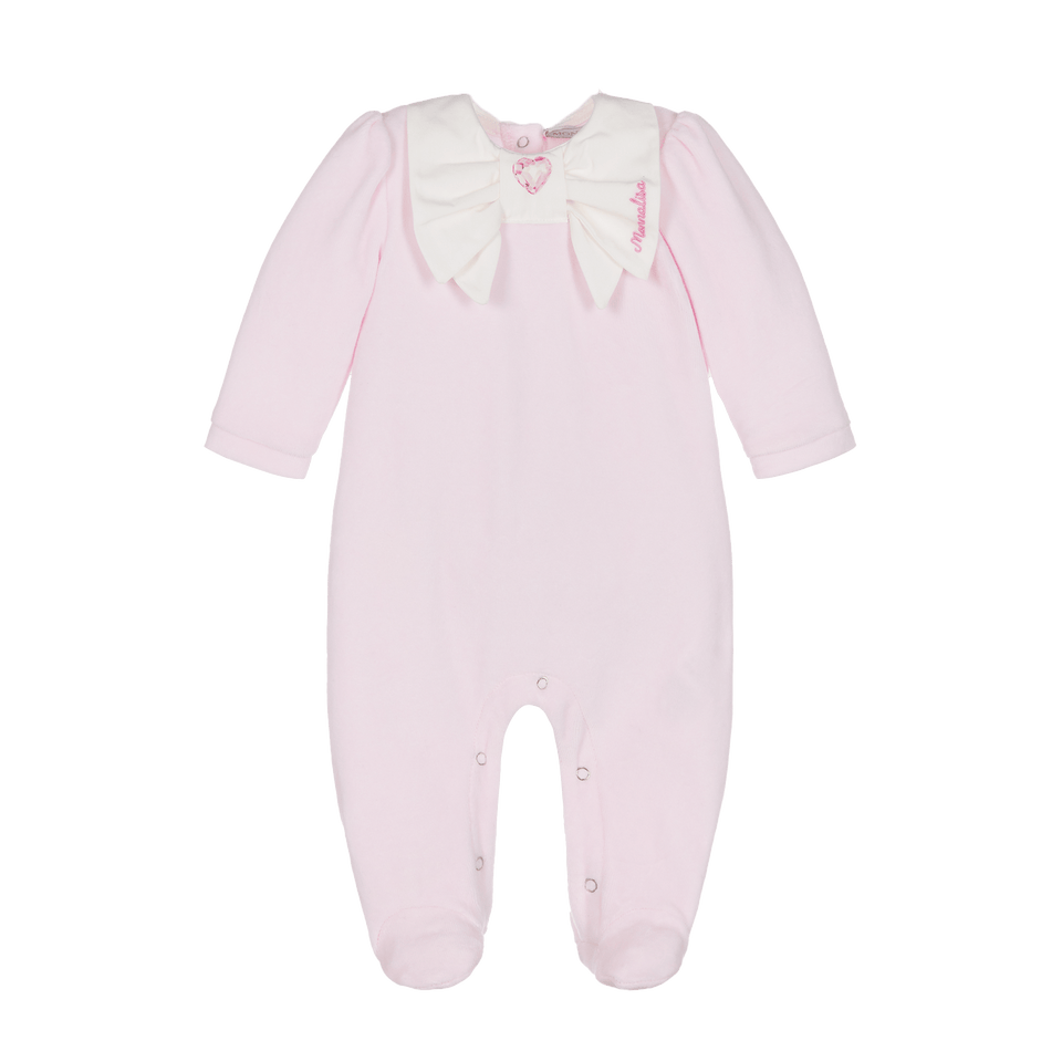 MonnaLisa Baby Girls Bodysuit Light Pink