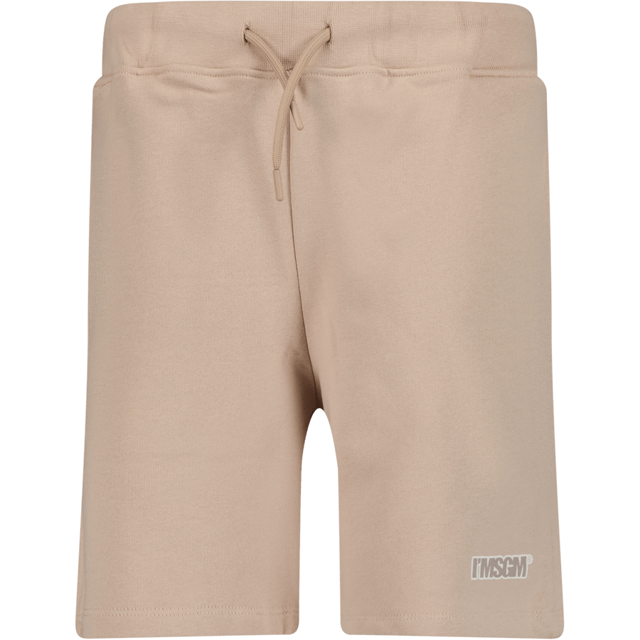 MSGM Kinder Shorts Beige