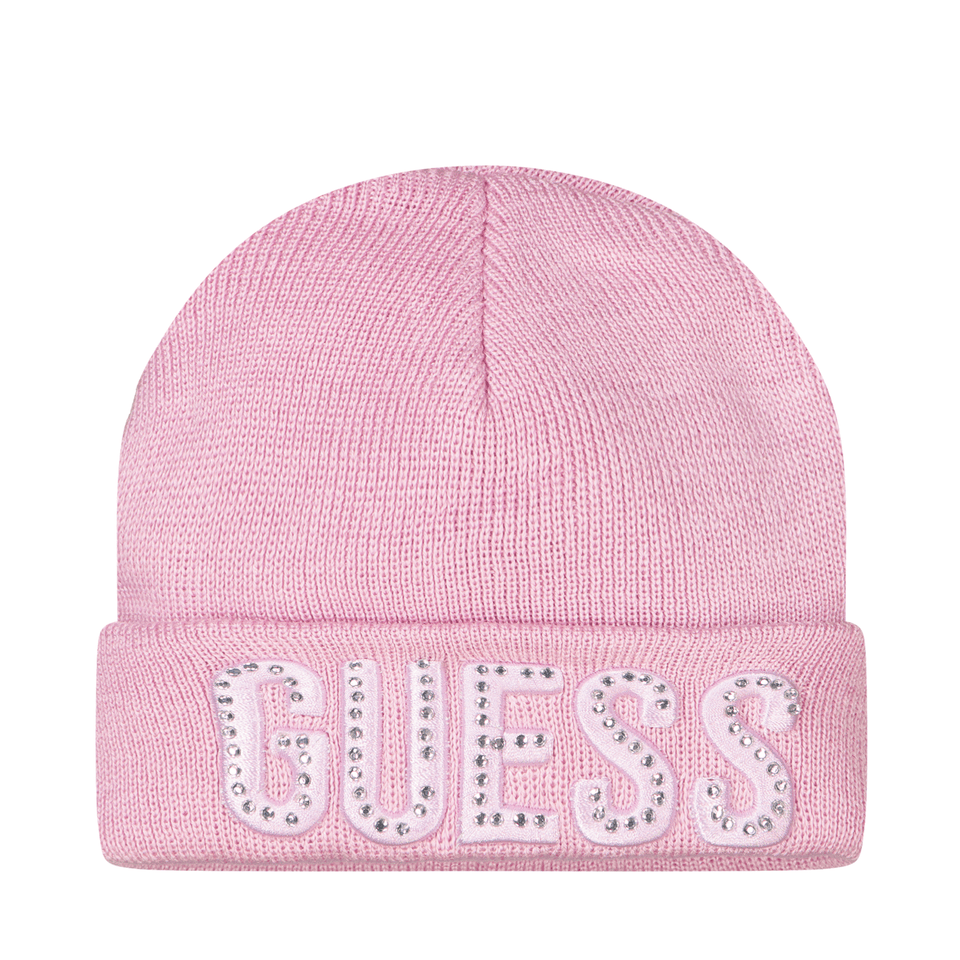 Guess Kids Girls Hat Light Pink