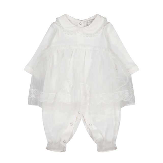 MonnaLisa Baby Girls Bodysuit Off White