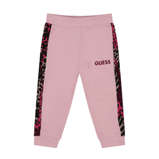 Guess Kids Girls Pants Light Pink