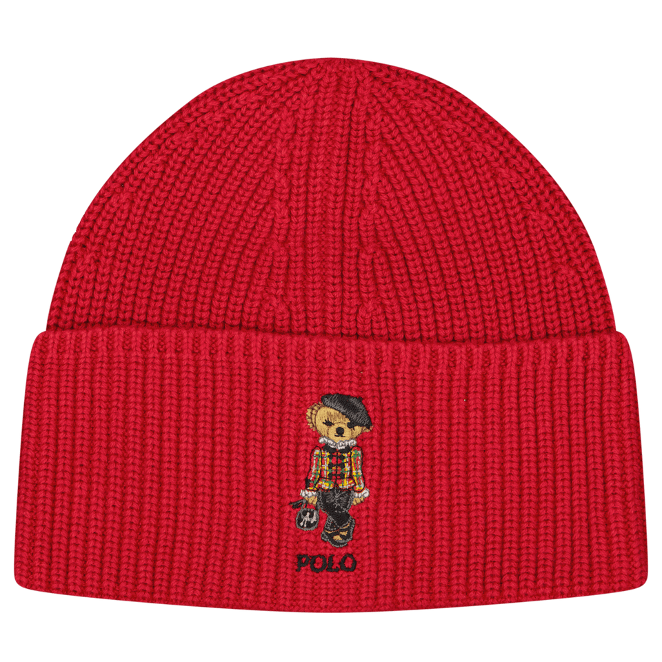 Ralph Lauren Kinder Meisjes Muts Rood ONE