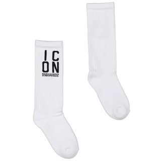 Dsquared2 Kids Unisex Socks White