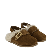 Fendi Kinder Meisjes Sandalen Bruin
