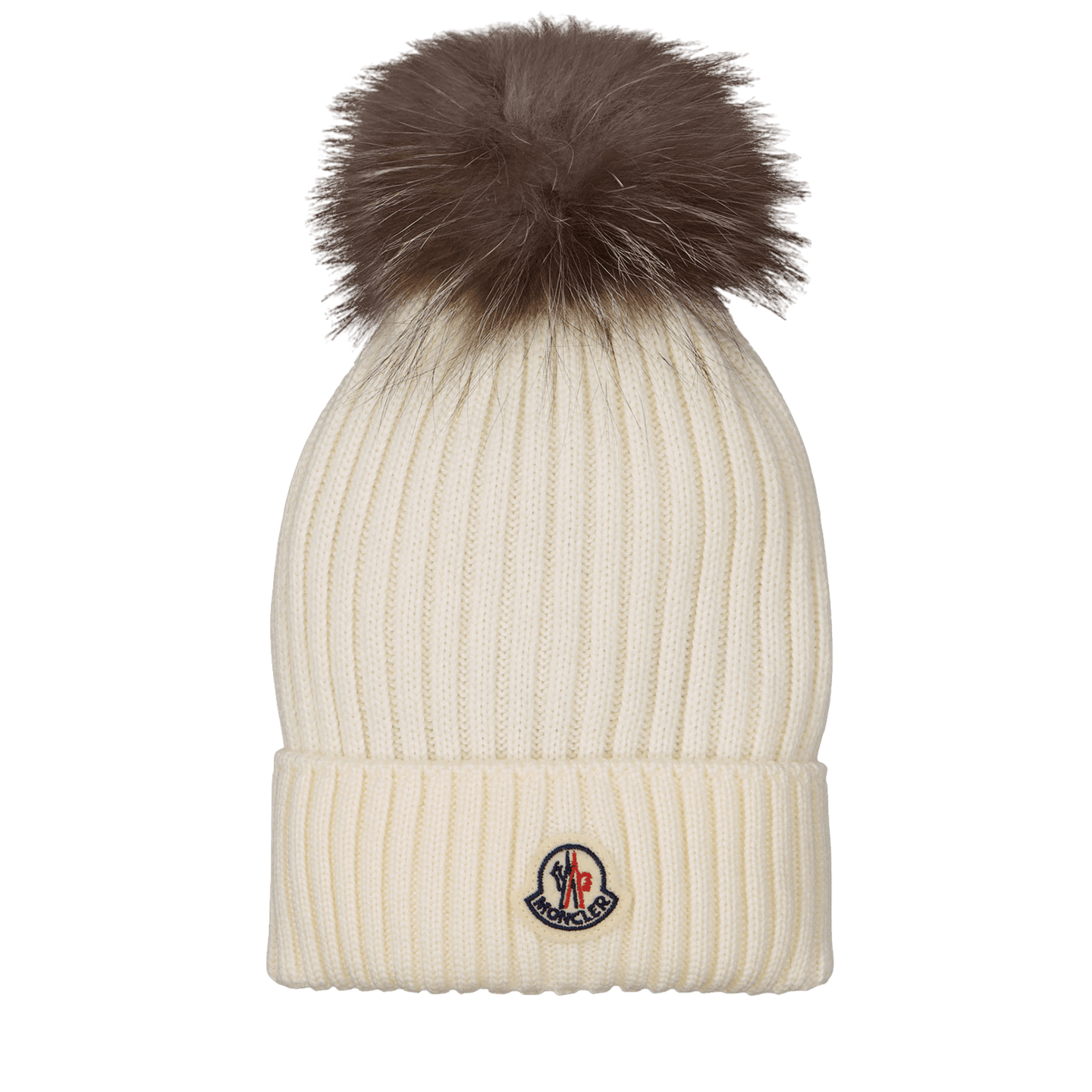 Moncler Kids Unisex Bonnet Off White