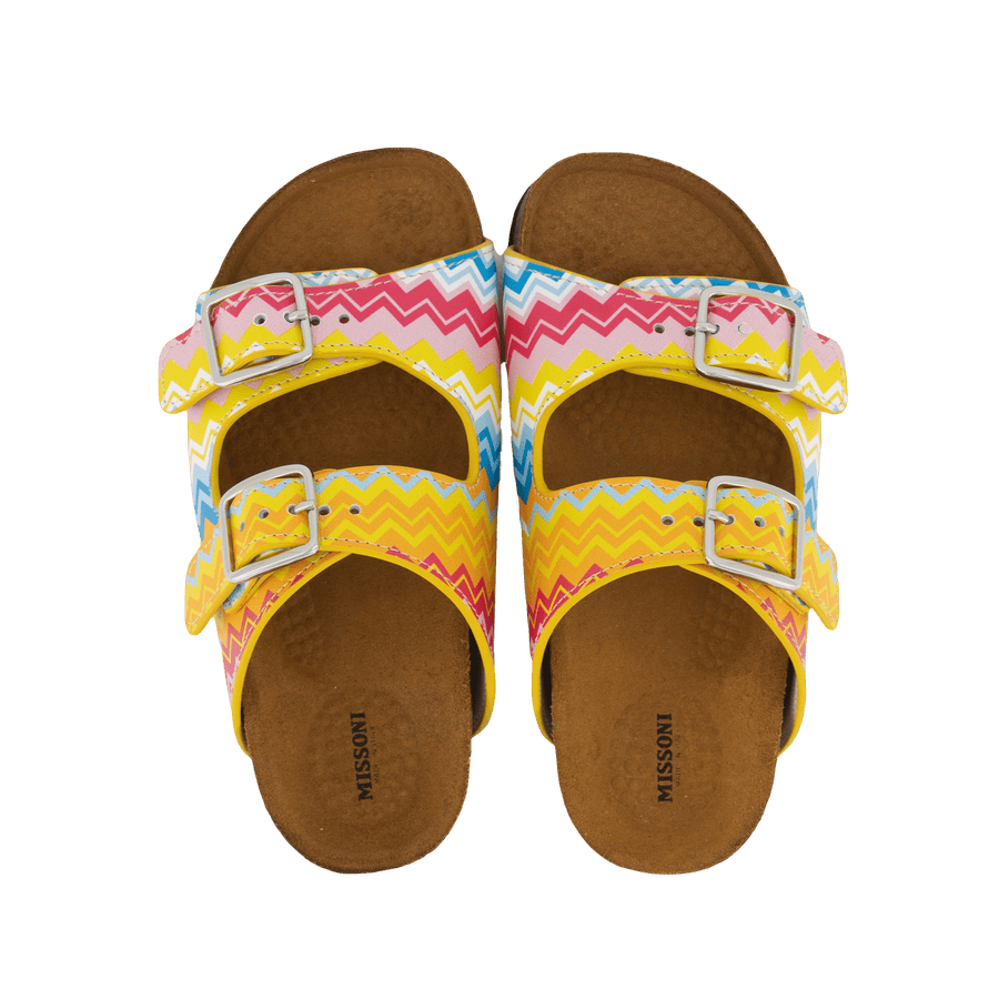 Missoni Kinder Meisjes Slippers Geel