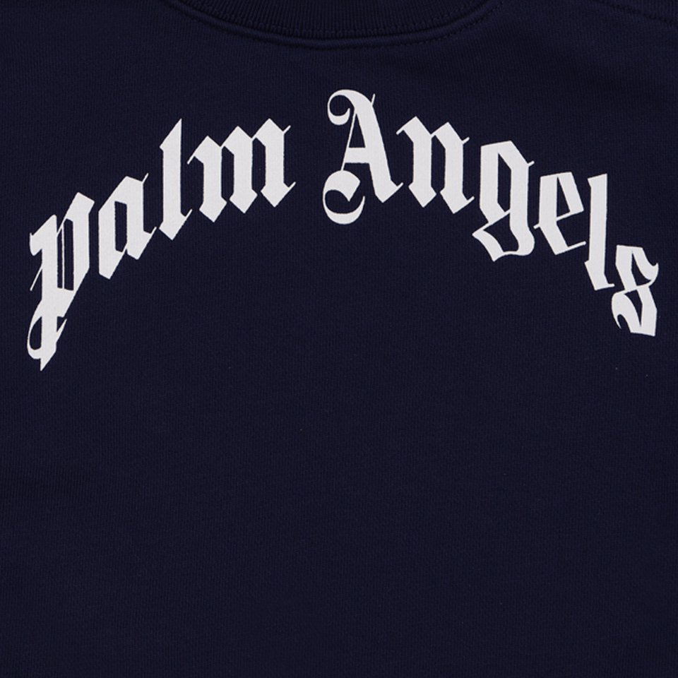 Palm Angels Baby Boys Sweater Navy