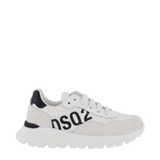 Dsquared2 tür unisex spor ayakkabılar beyaz