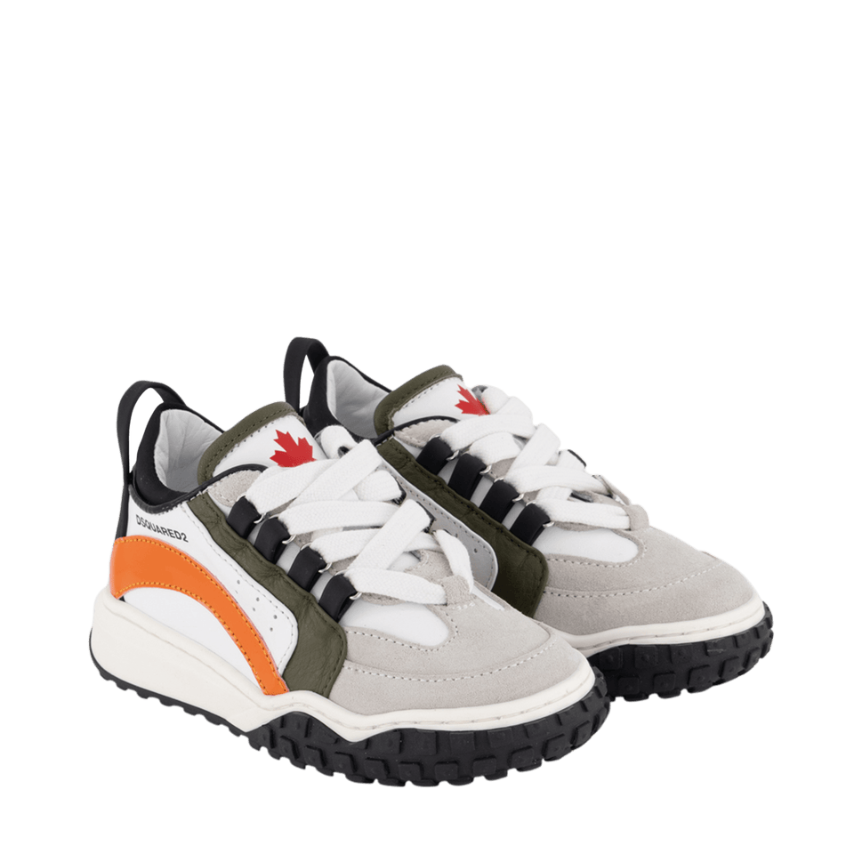 Dsquared2 Kinder Unisex Sneakers Wit