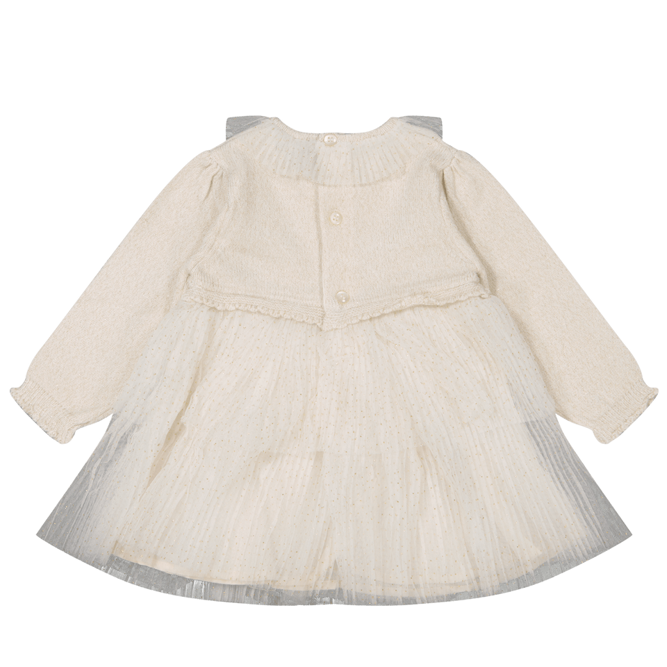 Mayoral Baby Girls Dress Off White