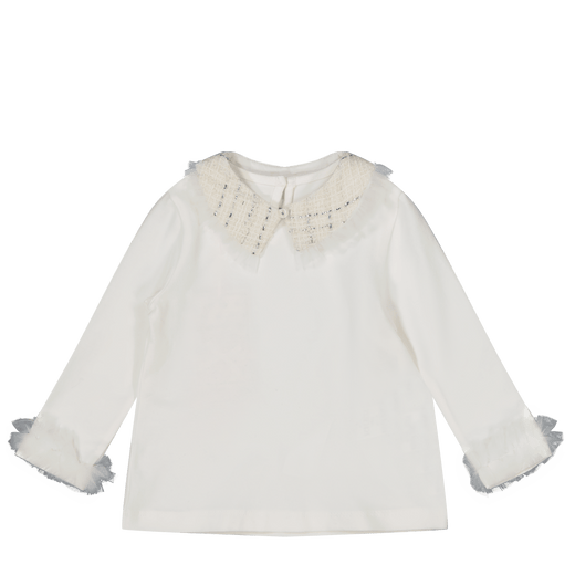 Lapin House Baby Girls T-Shirt Off White