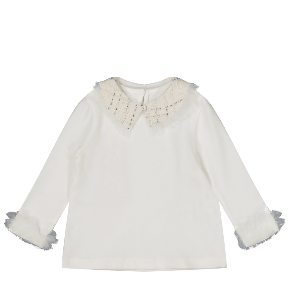 Lapin House Baby Girls T-Shirt Off White