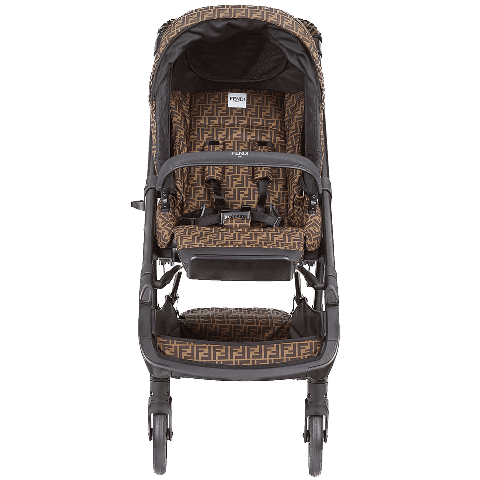 Fendi Baby Unisex Accessories Brown