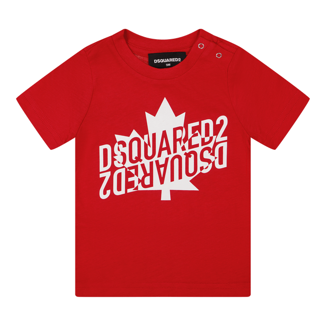 Dsquared2 Baby Unisex T-Shirt Red