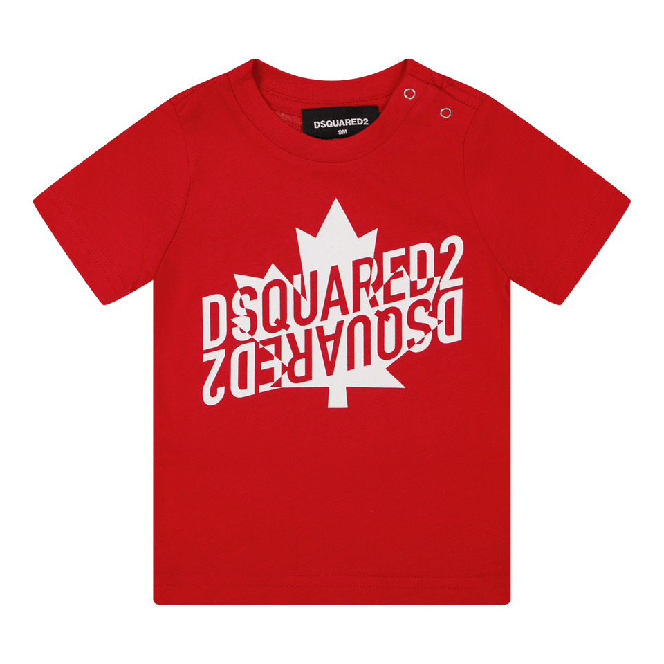 Dsquared2 Baby Unisex T-Shirt Red