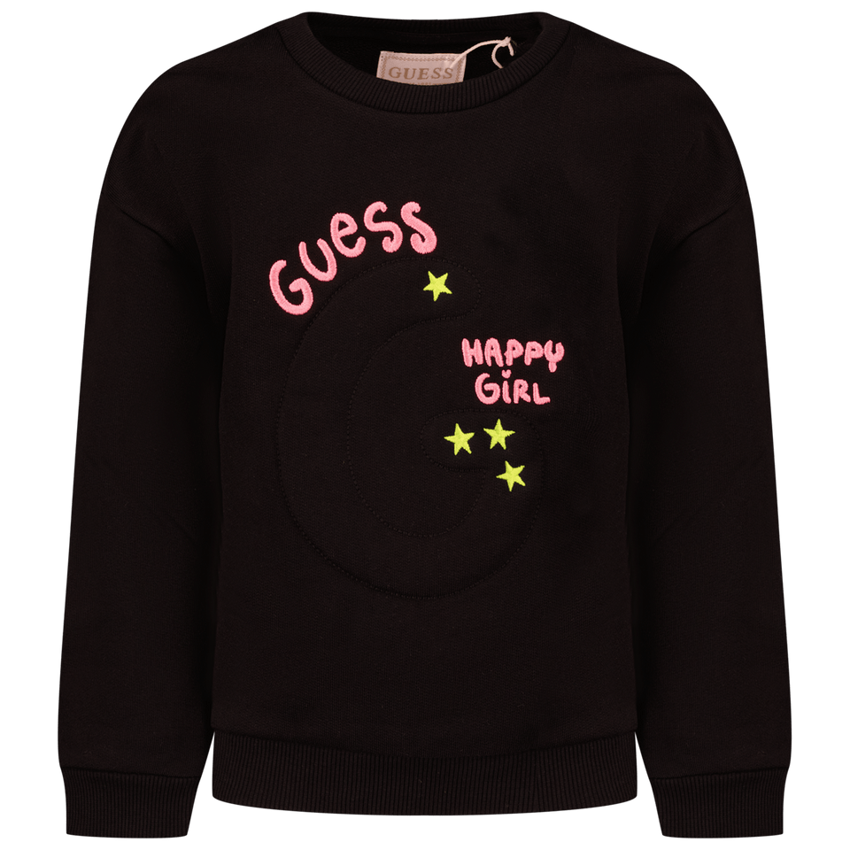 Guess Kids Girls Sweater Black
