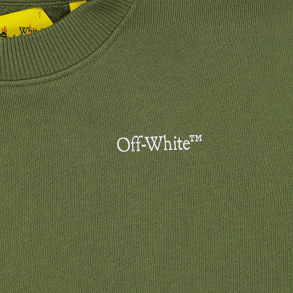 Off-White Kids Boys Sweater Army