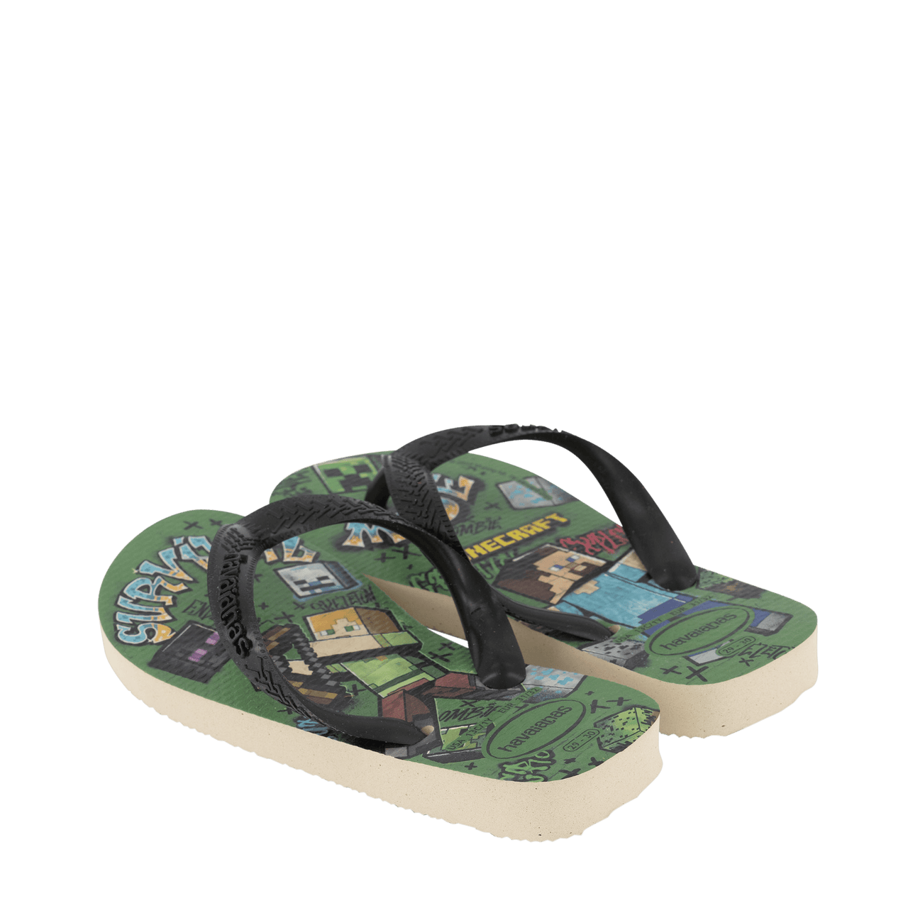 Havaianas Kinder Jongens Slippers Zwart