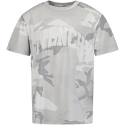 Givenchy Kids Unisex T-Shirt Gri