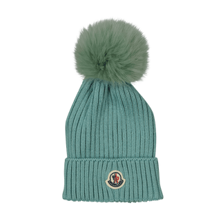 Moncler Kinder Meisjes Muts Mint - Superstellar