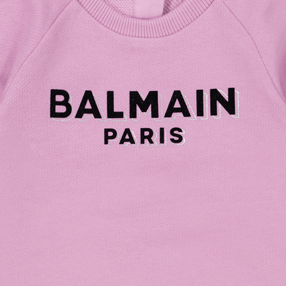 Balmain Baby Unisex Dress Lilac